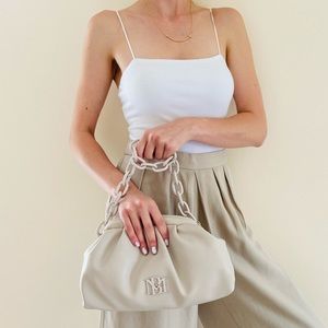 New Badgley MISCHKA vegan leather handbag